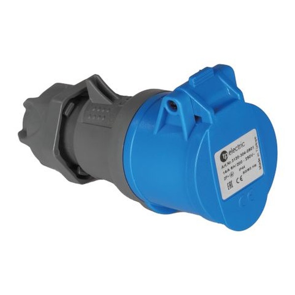 TP Electric 3020-304-0901 Spojovací zásuvka, Quick connect 3x16A / IP44