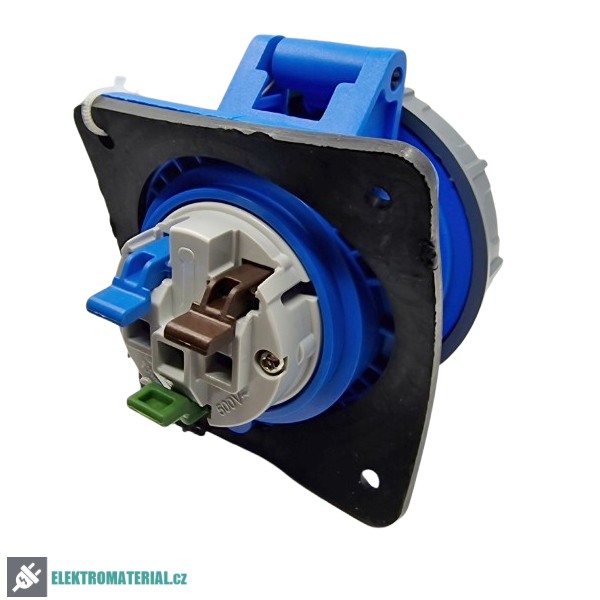 TP Electric 3025-309-0900 Vestavná zásuvka, úhlová, Quick Connect 3x32A / IP67