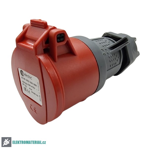 TP Electric 3022-304-1601 Spojovací zásuvka, Quick connect 4x16A / IP44