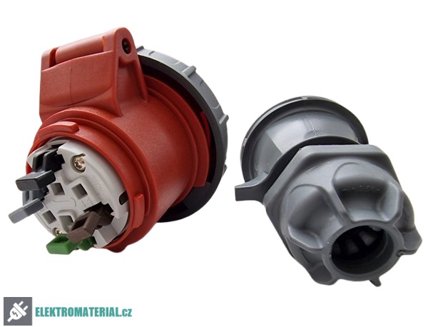 TP Electric 3023-304-1600 Spojovací zásuvka, Quick connect 4x16A / IP67