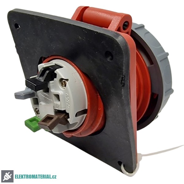 TP Electric 3023-309-1600 Vestavná zásuvka, úhlová, Quick Connect 4x16A / IP67