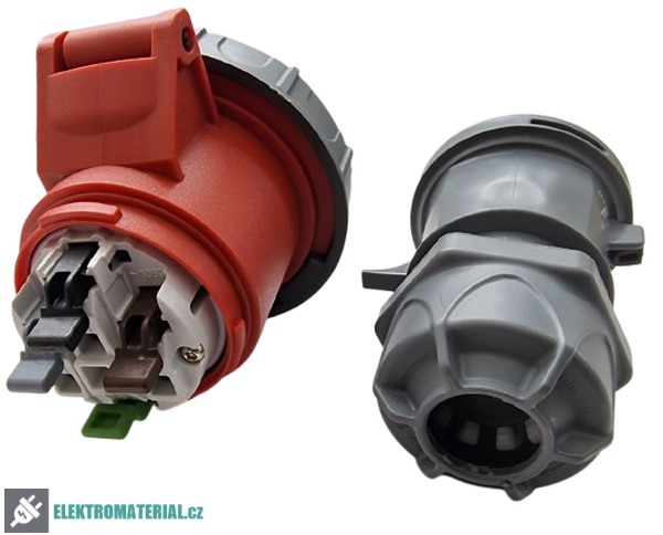TP Electric 3027-304-1600 Spojovací zásuvka, Quick connect 4x32A / IP67