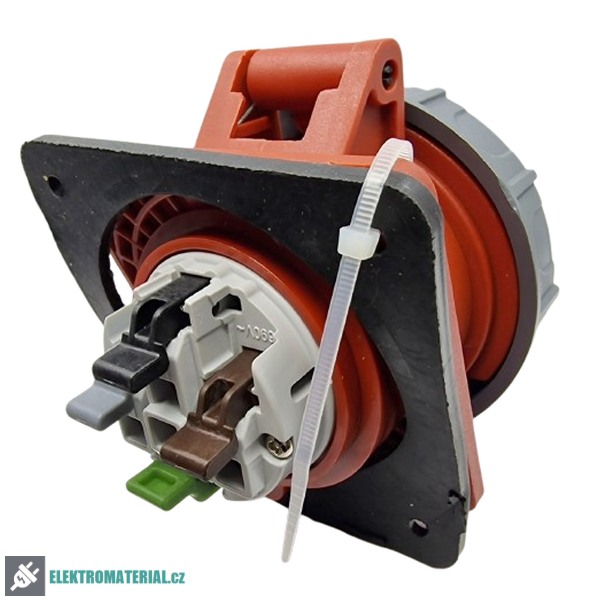 TP Electric 3027-309-1600 Vestavná zásuvka, úhlová, Quick Connect 4x32A / IP67
