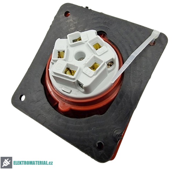 TP Electric 3105-309-1600 Vestavná zásuvka, úhlová 5x16A / IP44
