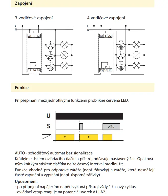 ELKO-EP 7077 CRM-4/230V Schodišťový automat, 0.5-10min., 1xvýstup 16A, 230V