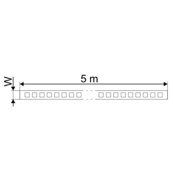 Tracon LED-SET-K-RGB LED pás - souprava, exteriérový typ 220-240V, 50Hz, 14,4W/m, W=10m, 5m, RGB, IP65/IP20