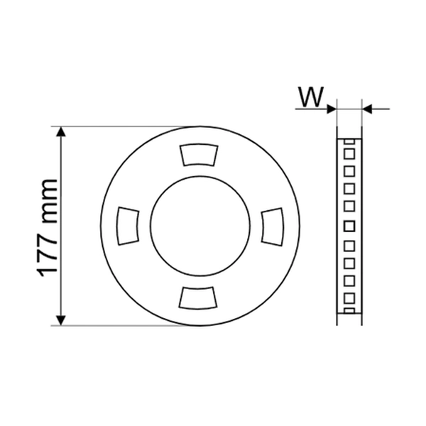 Tracon LED-SZ-48-NW LED pás, interiérový SMD3528, 60LED/m, 4,8W/m, 180lm/m, W=8mm, 4000K, IP20, EEI=G, délka 5 m