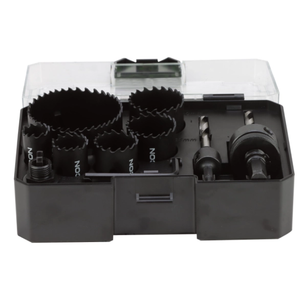 Tracon HSSET Sada korunkových vrtáků (dřevo, sádrokarton) 19, 25, 30, 35, 40, 68 mm