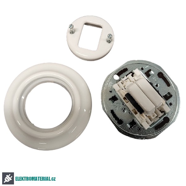 ABB Decento vypínač č.5 bílá 3559K-C05345 porcelán