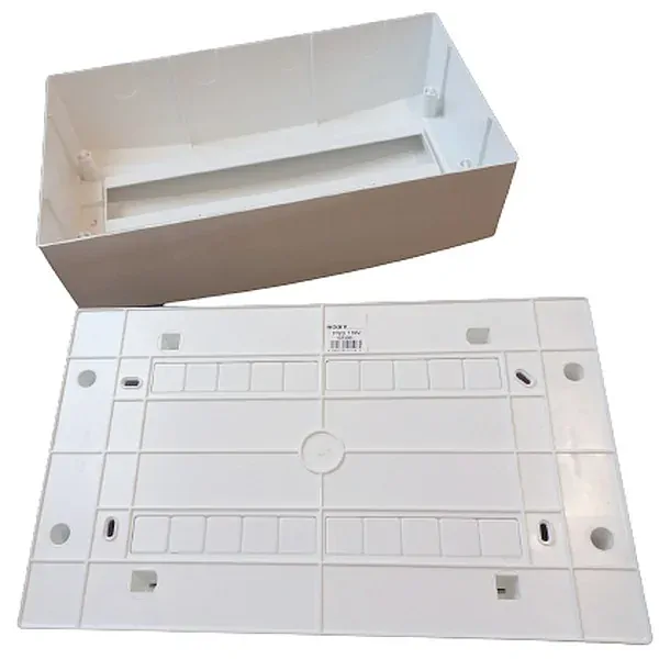 Noark 113299 PNS 1x24W Plastová rozvodnice, bílé dveře, montáž na omítku, IP40, 1 řada, 24 modulů