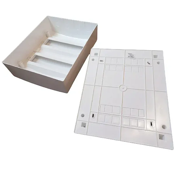Noark 101507 PNS 24W Plastová rozvodnice, bílé dveře, montáž na omítku, IP40, 2 řady, 2x12 modulů