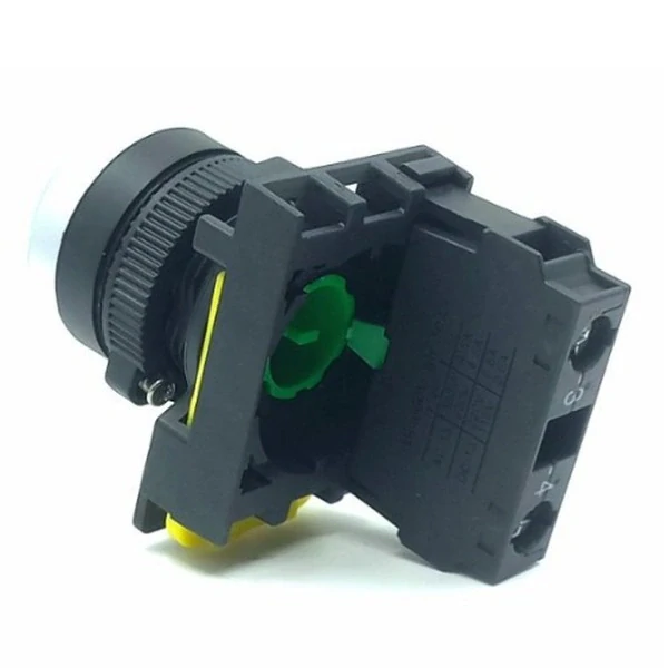 Tracon NYG3-G Klasické tlačítko, zelené 1×NO, 5A/230V AC-15, IP65