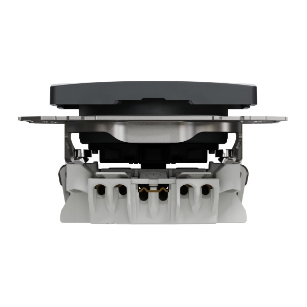 SCHNEIDER SDD114012 SEDNA Zásuvka 230V 16A clonky bezšroubová, Antracit