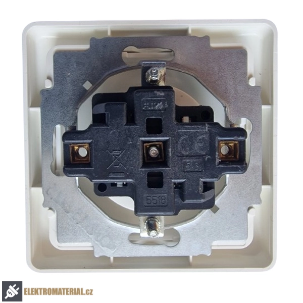 Zásuvka ABB Swing 5518G-A02349 B1 bílá