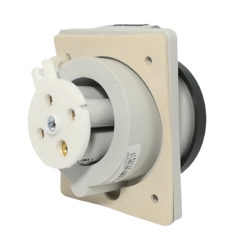 Průmyslová zásuvka vestavná IE 3245 500V, IP54, 32A, 4-pól šikmá