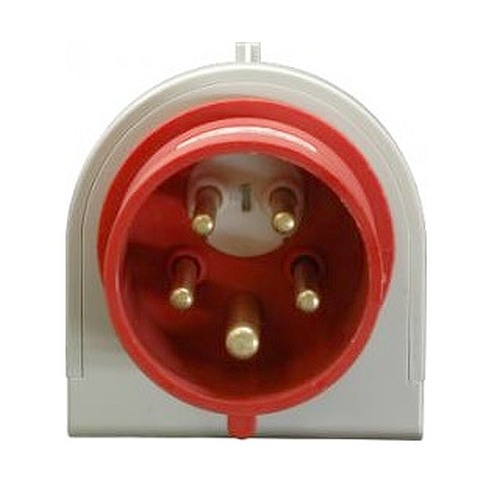 Průmyslová nástěnná přívodka IPNO 1653 400V, IP44, 16A, 5-pól možnost otočení fází