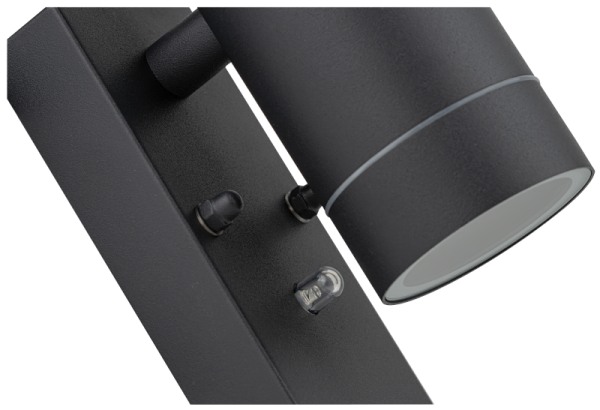 Tracon SPGU10IPFA2A Nástěnné bodové svítidlo, exterier., antracit, soumr. spín. 100-240VAC, 50Hz, 2xGU10, max.35W, 30lux, IP44