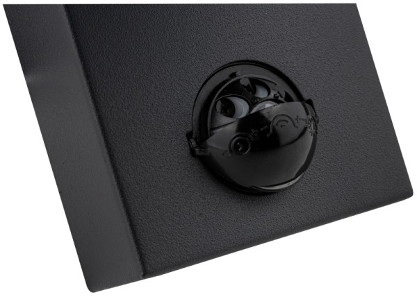 Tracon SPGU10IPFS1A Nástěnné bodové svítidlo, exterier., antracit, pohyb. sním. 100-240VAC, 50Hz, 1xGU10, ma.35W, 10s-4min, max 8m, 3-2000lx, IP44