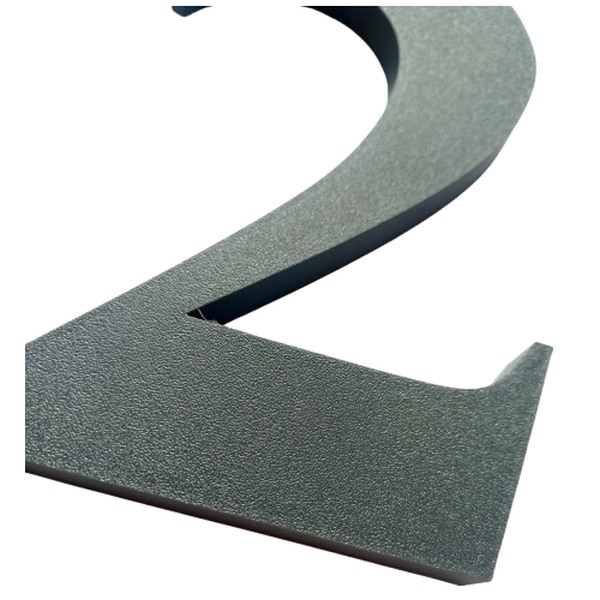 Domovní číslo popisné 2 na zateplenou fasádu barva antracit, výška 170 mm