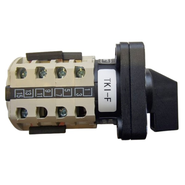 Ampérmetrový vačkový přepínač pro měření proudu ve fázích Tracon TKI-F