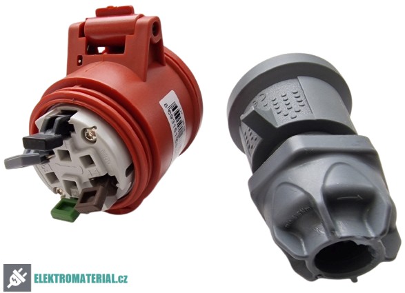 TP Electric 3022-304-1601 Spojovací zásuvka, Quick connect 4x16A / IP44
