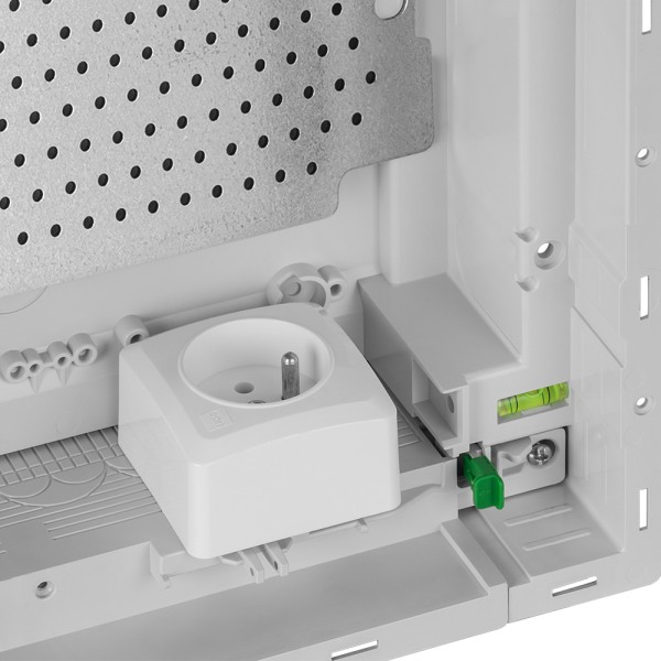 Multimediální rozvodnice SEZ C-BOX MSF 42M podomítková IP30, perforovaná dvířka, 603x358x94mm