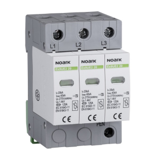 NOARK 103353 Ex9UE2 20 3P 275 Svodič třída 2 (C),20 kA,275VAC,3pól