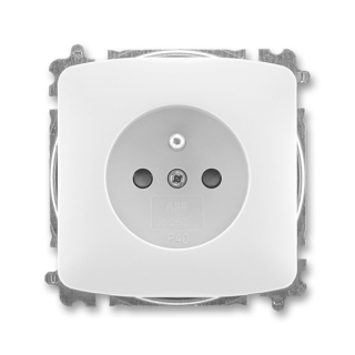 Zásuvka ABB Tango 5518A-A2349 B bílá, šroubové svorky