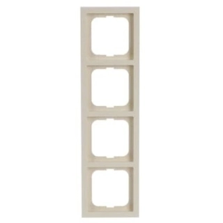 ABB 2CKA001754A4233 Future Rámeček čtyřnásobný, pro vodorovnou i svislou montáž, slonová kost
