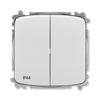 Vypínač Tango ABB 3559A-A52940 S střídavý dvojitý č. 6+6 (5B) šedý krytí IP44