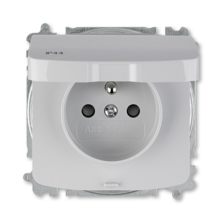 Zásuvka Tango ABB 5519A-A02997 S jednoduchá šedá krytí IP44