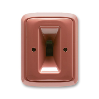 Tango sporákový spínač trojpólový páčkový ABB 3425A-0344 R2 vřesově červený