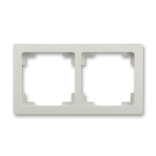 Rámeček ABB Swing L 3901J-A00020 S1 dvojnásobný světle šedý