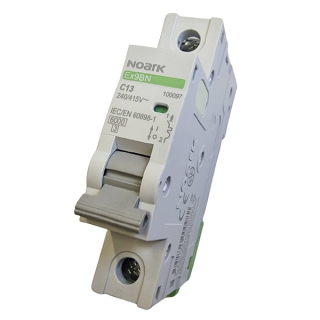 Noark 100097 Ex9BN 1P C13 Instalační jistič 6 kA, charakteristika C, 13 A, 1pól
