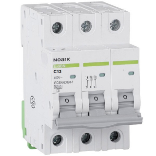 Noark 100142 Ex9BN 3P C13 Instalační jistič 6 kA, charakteristika C, 13 A, 3pól