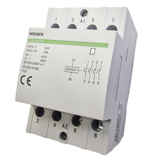 Noark 102420 Ex9CH40 40 220/230V 50/60Hz Instalační stykač, 40 A, ovl. 220/230 V, 4 NO  kontakty