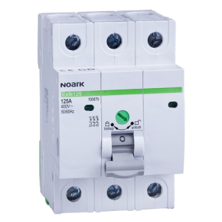 Noark 102308 Ex9I125 3P 16A Instalační vypínač, šířka 3 moduly, 3pól, 16A