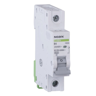 Noark 100095 Ex9BN 1P C8  Instalační jistič 6 kA, charakteristika C, 8 A, 1pól