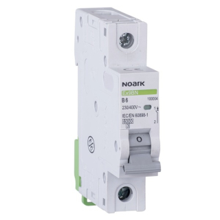 Noark 100180 Ex9BN 1P D1 Instalační jistič 6 kA, charakteristika D, 1 A, 1pól