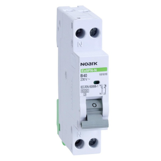 Noark 101608 Ex9PN-N 1PN B25 Instalační jistič, šířka 1 modul, 6 kA, charakteristika B, 25 A, 1+Npól