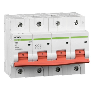Noark 102824 Ex9B125 3PN D16A Instalační jistič 25 kA, charakteristika D, 16 A, 3+Npól