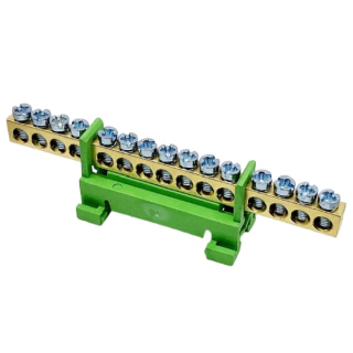 Nulovací můstek zelený PE15