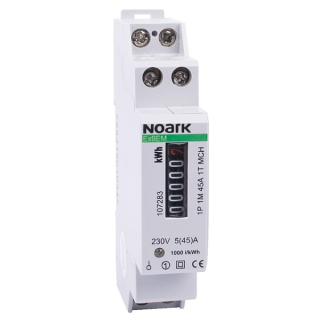 Noark 107283 Ex9EM 1P 1M 45A 1T MCH Elektroměr 1-polový, 1-modulový, 45 A, 1-tarifní, Mechanický displej
