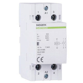 Noark 102422 Ex9CH63 20 24V 50/60Hz Instalační stykač, 63 A, ovl. 24 V, 2 NO  kontakty