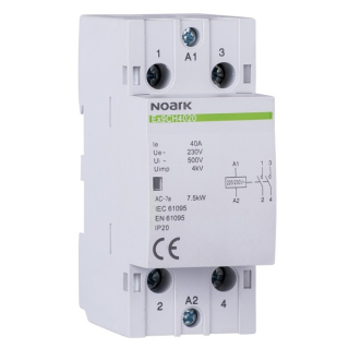 Noark 107026 Ex9CH63 02 230V 50/60Hz Instalační stykač, 63 A, ovl. 230V, 2 NC kontakty