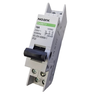 Noark 102682 Ex9BT3 2CO 16A Třípolohový přepínač (I-0-II), 16 A, 2 CO kontakty
