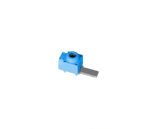 Noark 103845 ITLW P 63A B Izolovaná svorka s příčným prodlouženým kolíkem 63A modrá