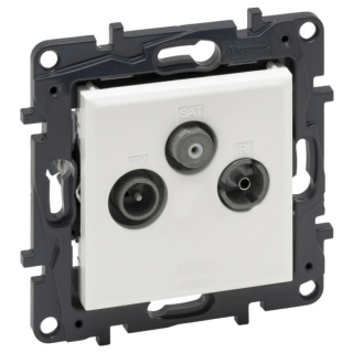 LEGRAND 863180 Niloé STEP TV-RD-SAT koncová bílá
