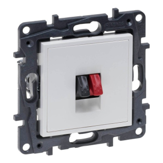 LEGRAND 863185 Niloé STEP Zásuvka reproduktorová jednoduchá bílá