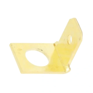 Tracon CSA-90-5 Neizolované mosazné kolíky ploché upevnitelné šroubem 6,3x0,8mm 90°, M5